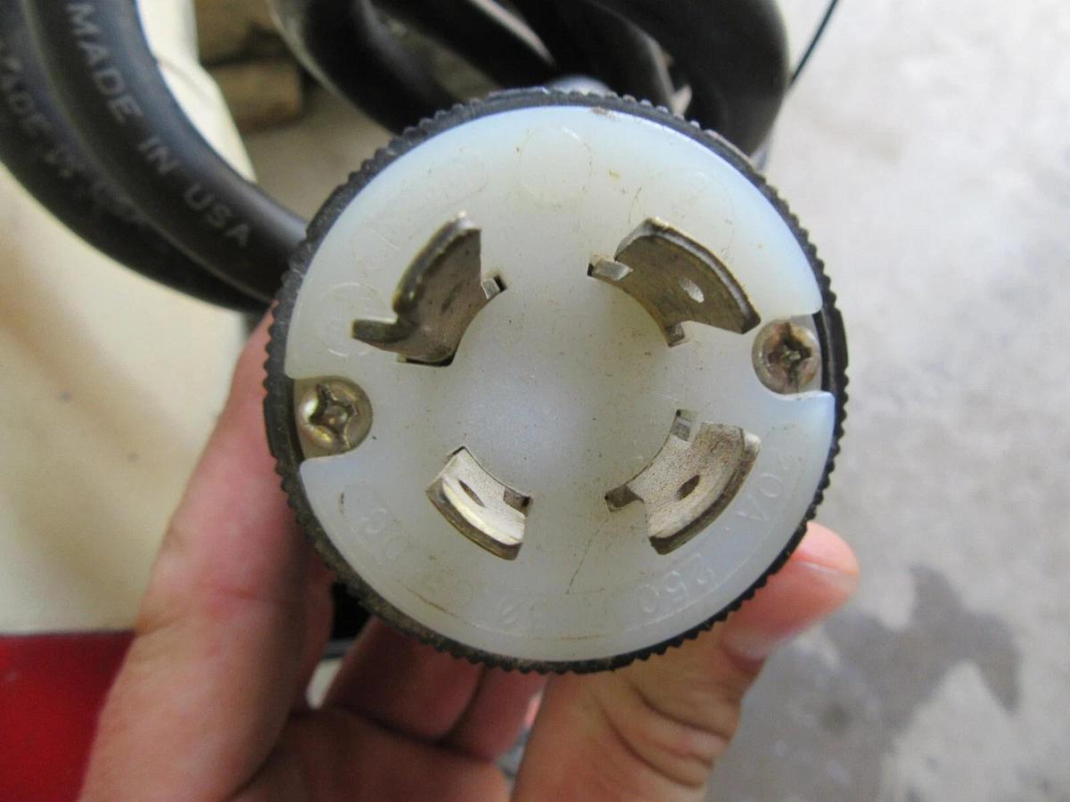 Used 1/4 TON COFFING CHAIN HOIST 230/460 VAC 3 PH W/ MANUAL TROLLEY EC05163 10' / 7'