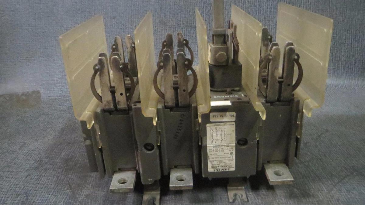Used SIEMENS SWITCH 3KL5730-1AB00 250 AMP 600 VAC 3 PHASE 250 HP **WARRANTY**