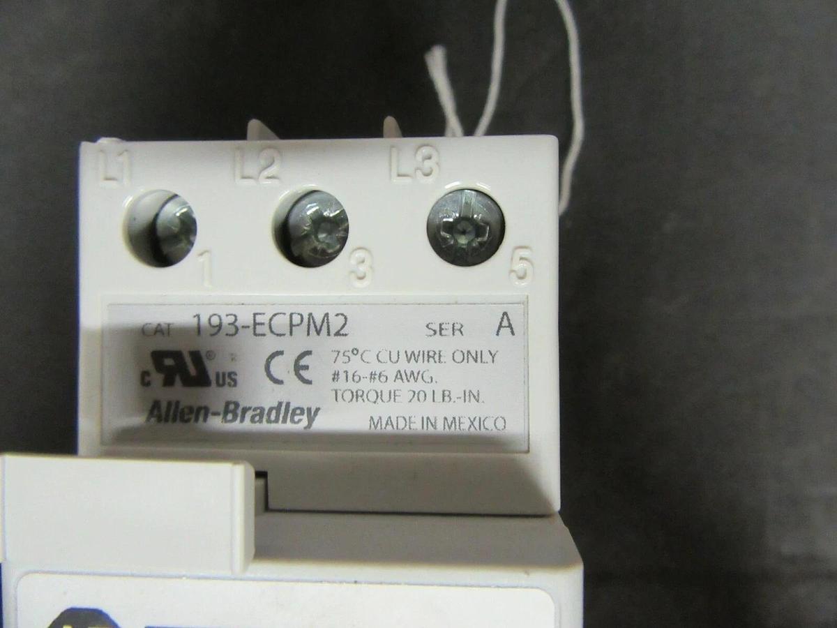 Used ALLEN BRADLEY SOLID STATE RELAY OVERLOAD 193-EC1DD SER. C 9-45 AMP **WARRANTY**