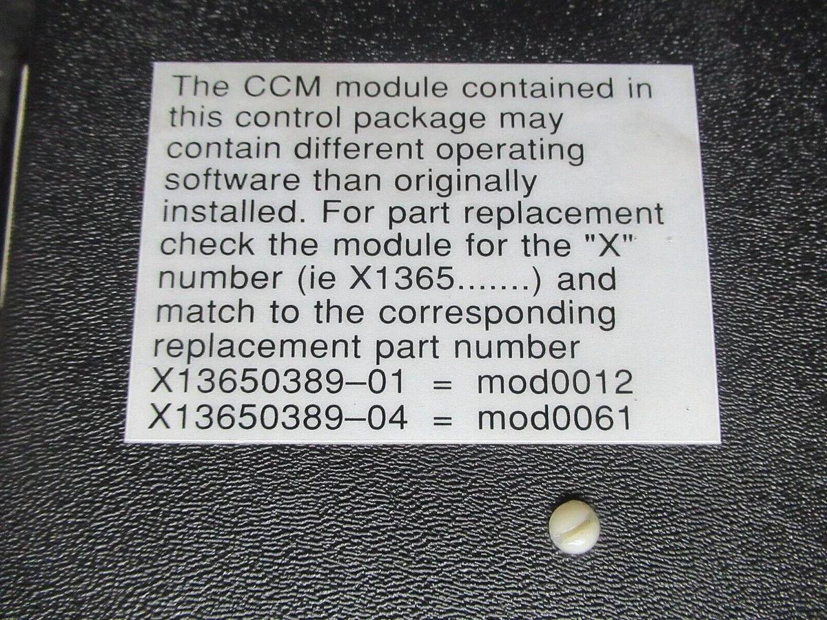 Used TRANE CHILLER CONTROL MODULE X13650389-01 REV. E  E94A041 **WARRANTY**