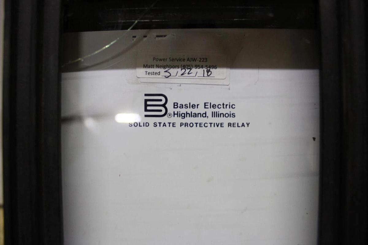 Used BASLER ELECTRIC POWER SOLID STATE PROTECTIVE RELAY BE1-32R **WARRANTY**