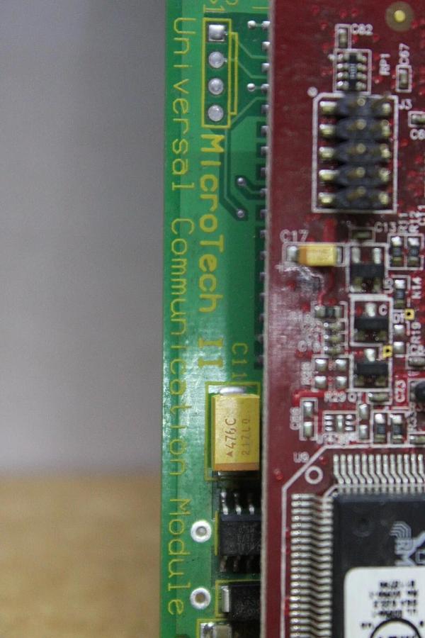 Used MCQUAY MICROTECH II UNIVERSAL COMMUNICATION MODULE BOARD 3302754 REV. E
