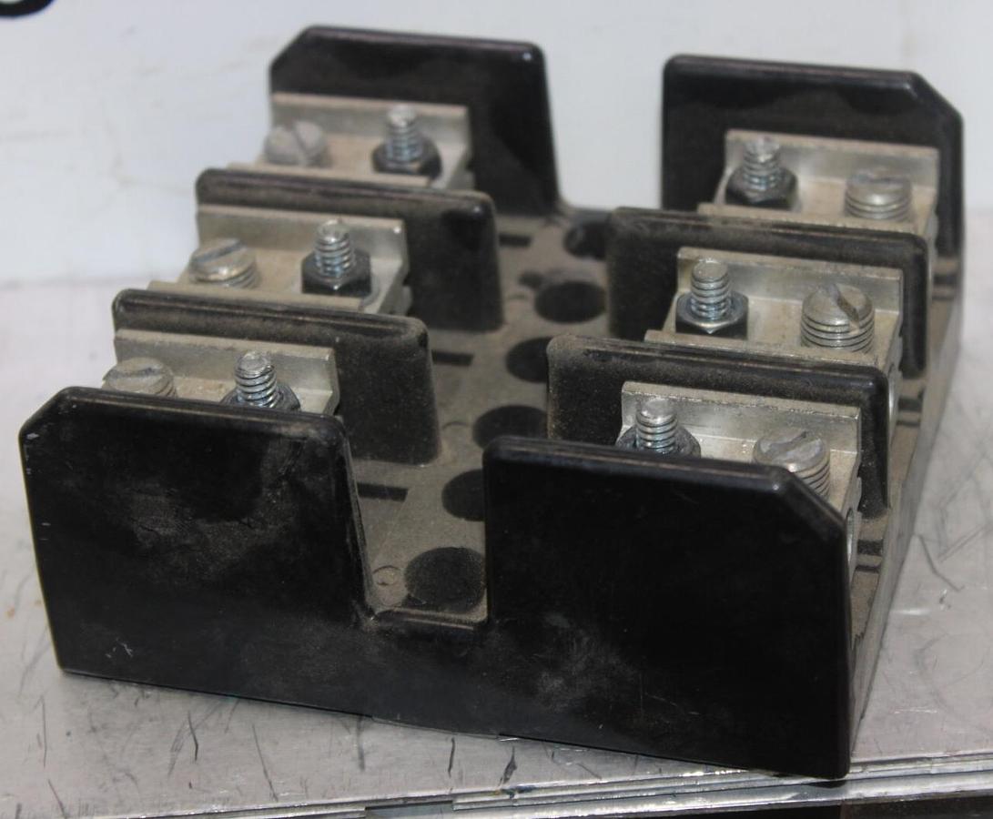 Used BUSS FUSE HOLDER T60100-3C 600 VOLT 100 AMP 3-POLE FOR CLASS T FUSES *WARRANTY*