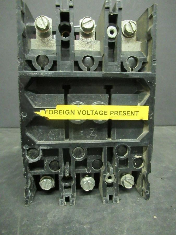 Used 15 AMP CUTLER HAMMER BREAKER FS360015A 600 VAC 3 POLE