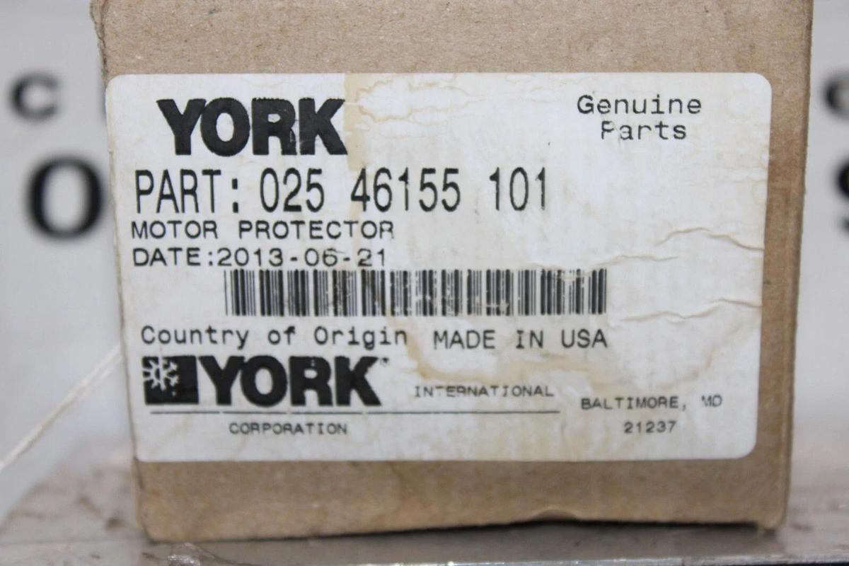 YORK KRIWAN MOTOR PROTECTOR 025-46155-101 22-A-276-S24 240 VAC 2.5 AMP