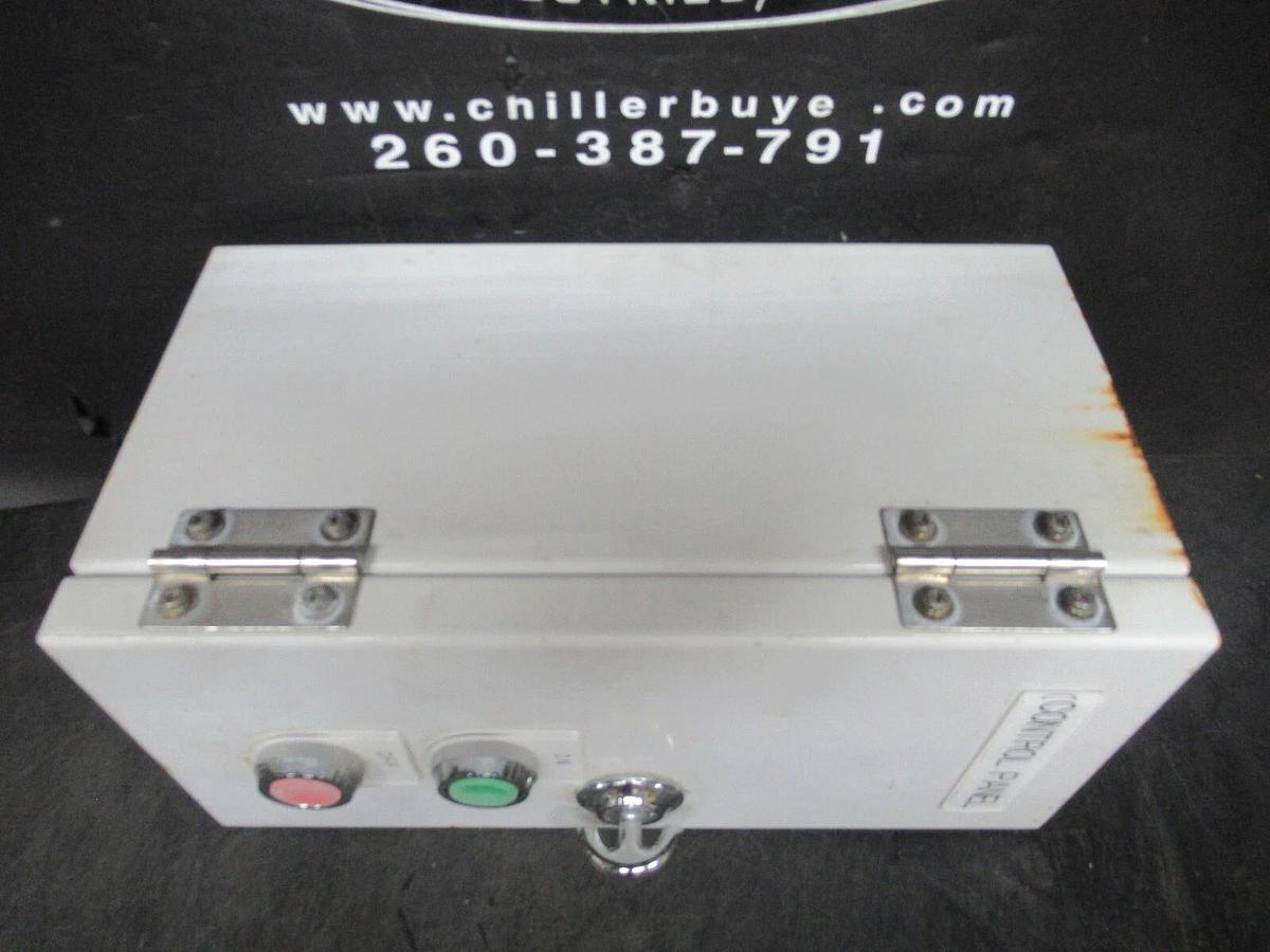 Used ENCLOSED TELEMECANIQUE STARTER LC1D1206 W/ OVERLOAD RELAY LR2-D1307 25 AMP 600 V