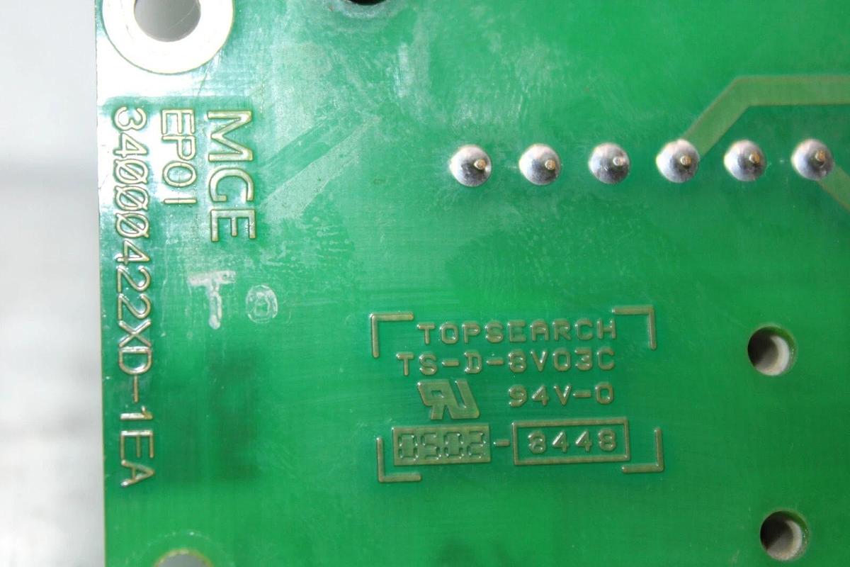 Used MGE SYSTEMS EPOI CIRCUIT BOARD 34000422XD-2EA **WARRANTY INCLUDED**