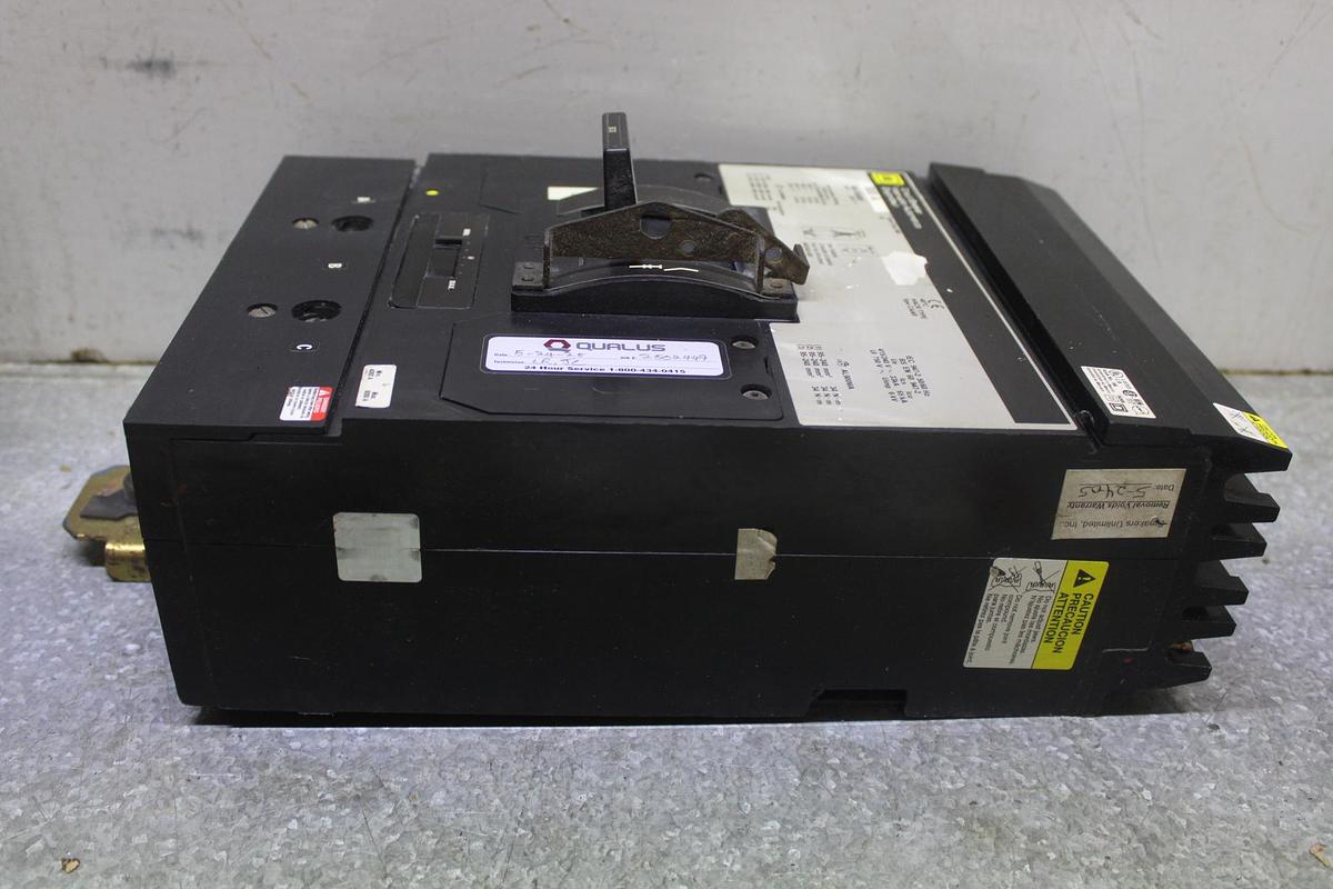Used SQUARE D POWERPACT I-LINE CIRCUIT BREAKER MGA36500 500 AMP 600 VAC 3-POLE