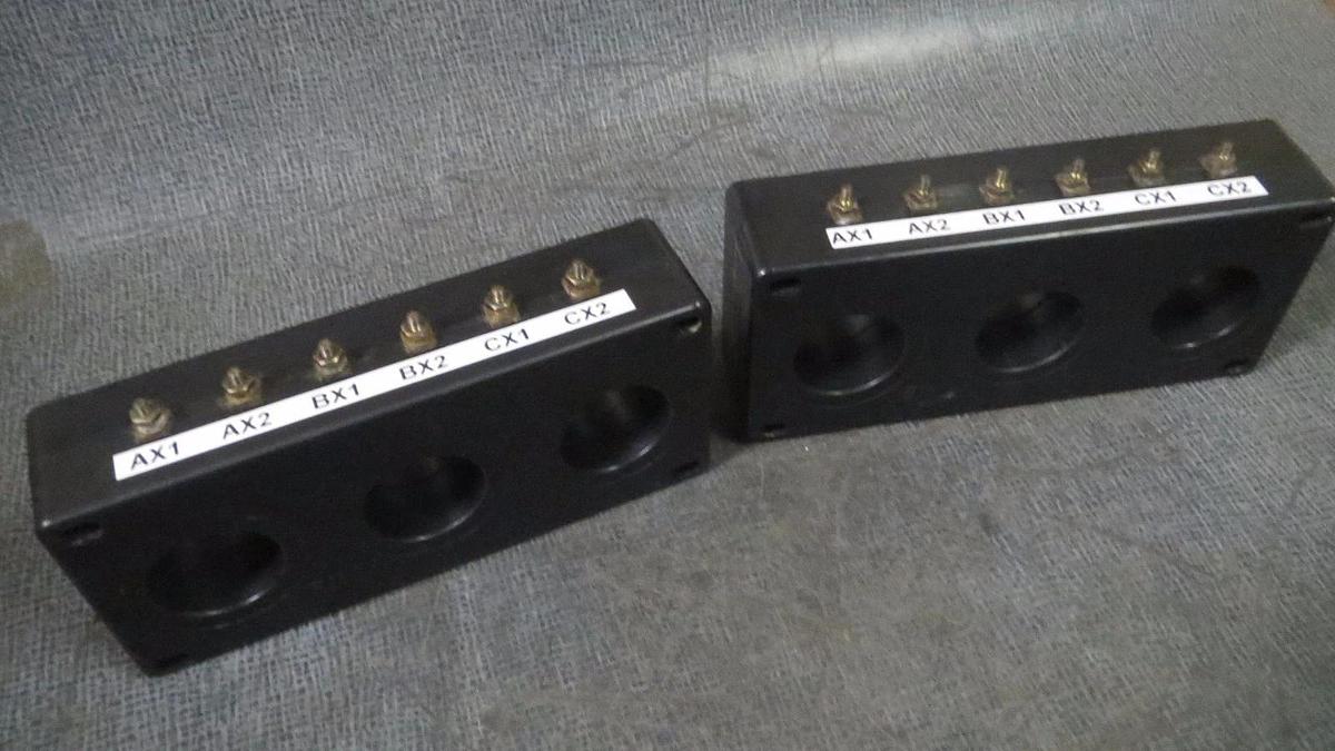 Used CUTLER HAMMER CURRENT TRANSFORMER (1) 250:5A 50-400 Hz # 2092A37H04 # 3P81-251