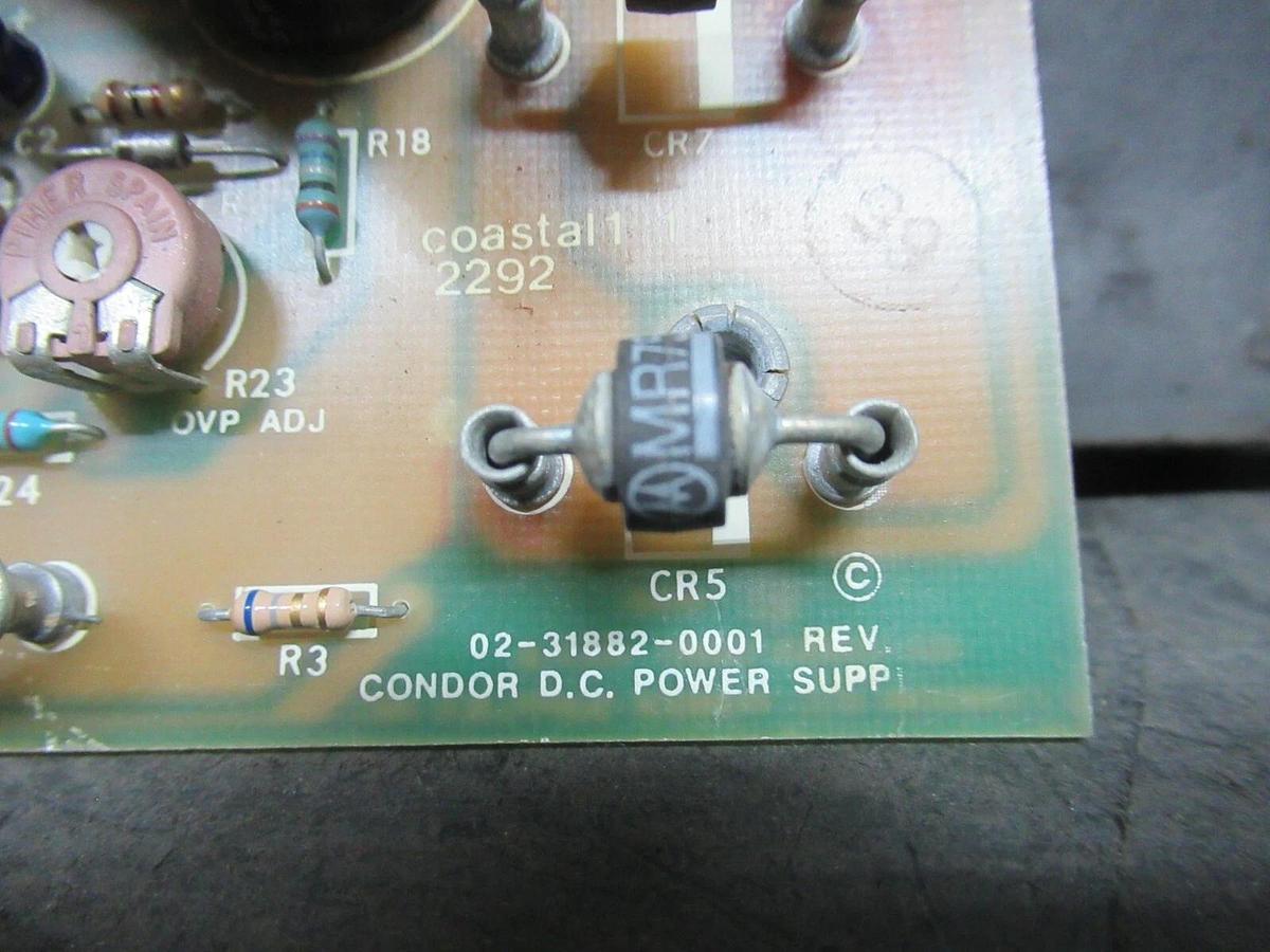 Used CONDOR DC POWER SUPPLY 02-31882-0001 REV. A **WARRANTY INCLUDED**