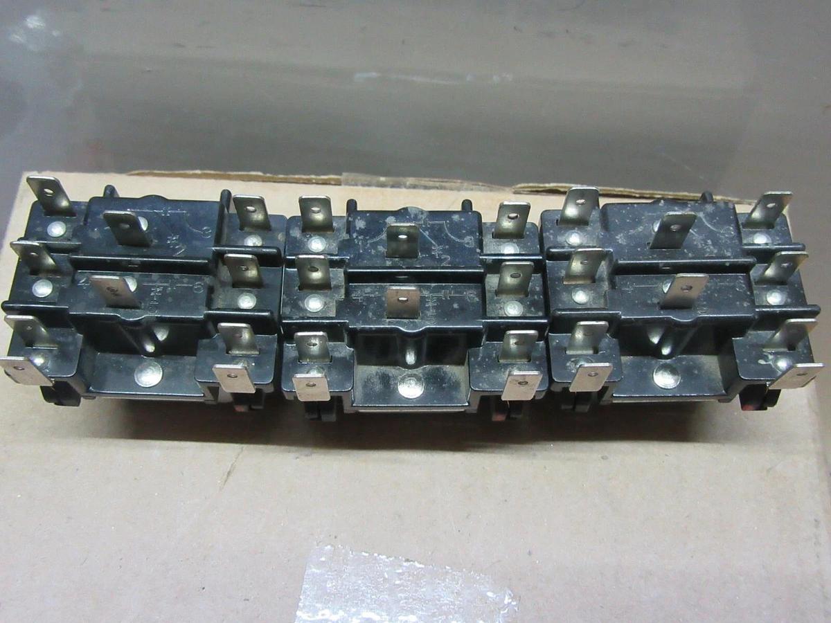 Used LOT OF 3 ZETTLER CONTROLS TRANE POWER RELAY X13300332090 ZC90340-01 600 VAC 6A