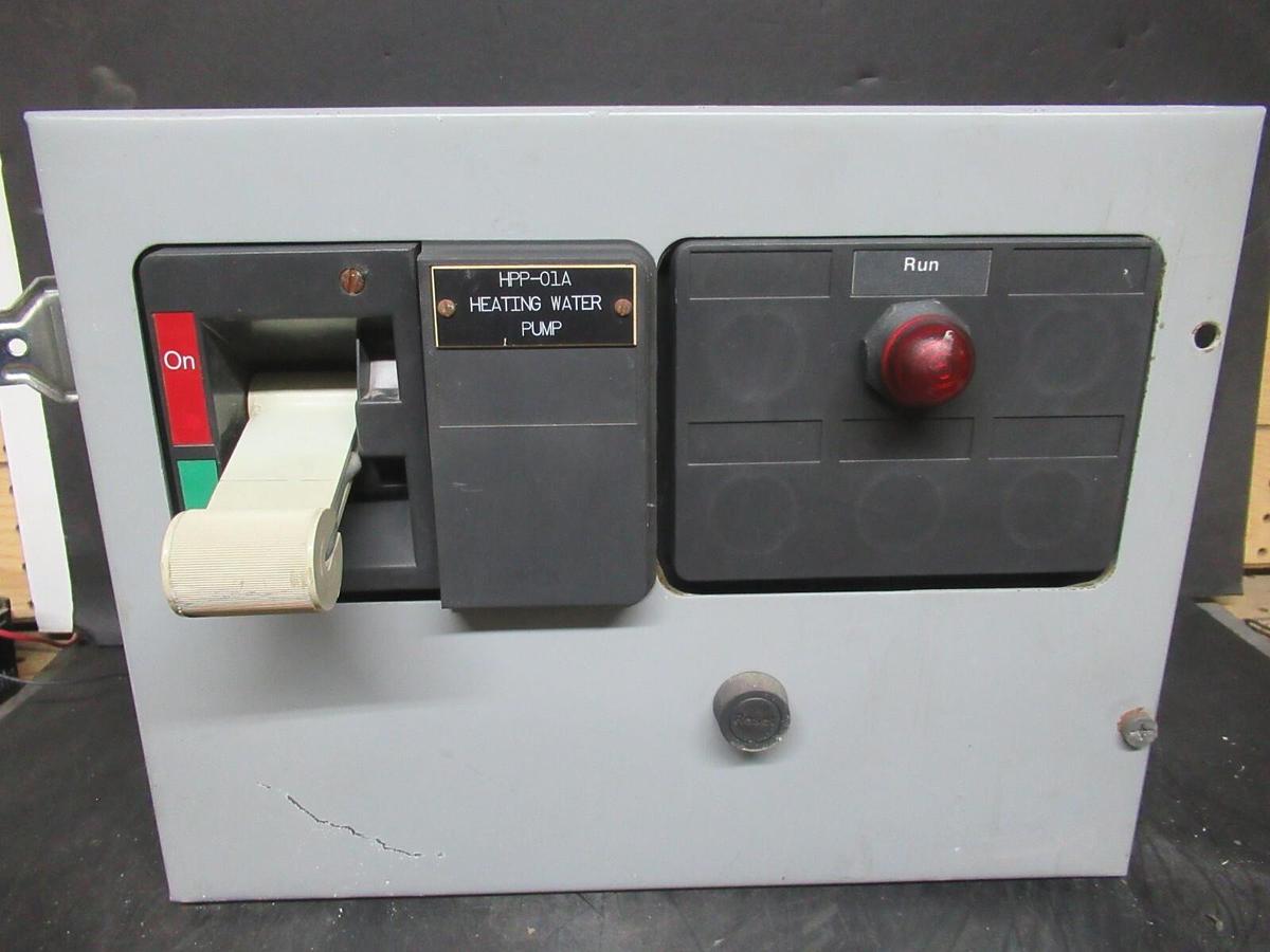 Used CUTLER HAMMER MOTOR STARTER CONTROL BUCKET 2100 12" NEMA SIZE 1 A200M1CACP 7 AMP