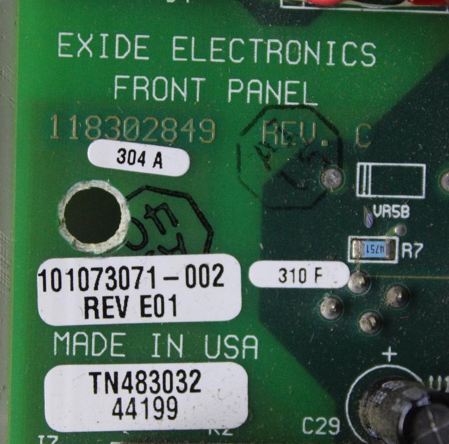 Used ROCKWELL LIQUIFLO2 DRIVE INTERFACE CIRCUIT BOARD 181725-A01 W/ 394053-A01
