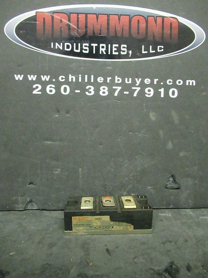 Used EUPEC MPN: TT 142 N 12 KOF # POWER BLOCK MODULE THRYISTOR