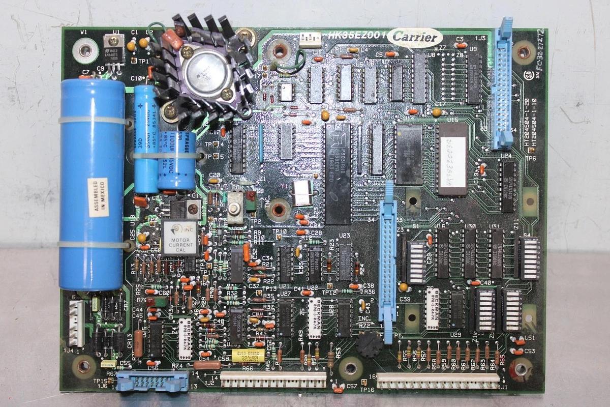 Used CARRIER CHILLER I/O CIRCUIT BOARD HK35EZ001 HT204504-1-20 *WARRANTY*