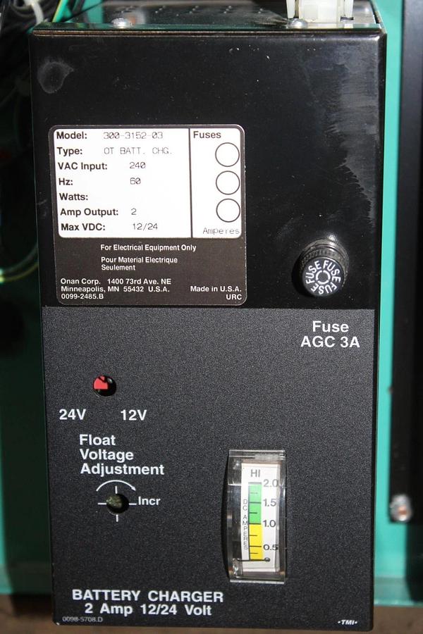 Used CUMMINS ONAN AUTOMATIC TRANSFER SWITCH OT-225 225 AMP 240 VAC 3-POLE 1-PHASE