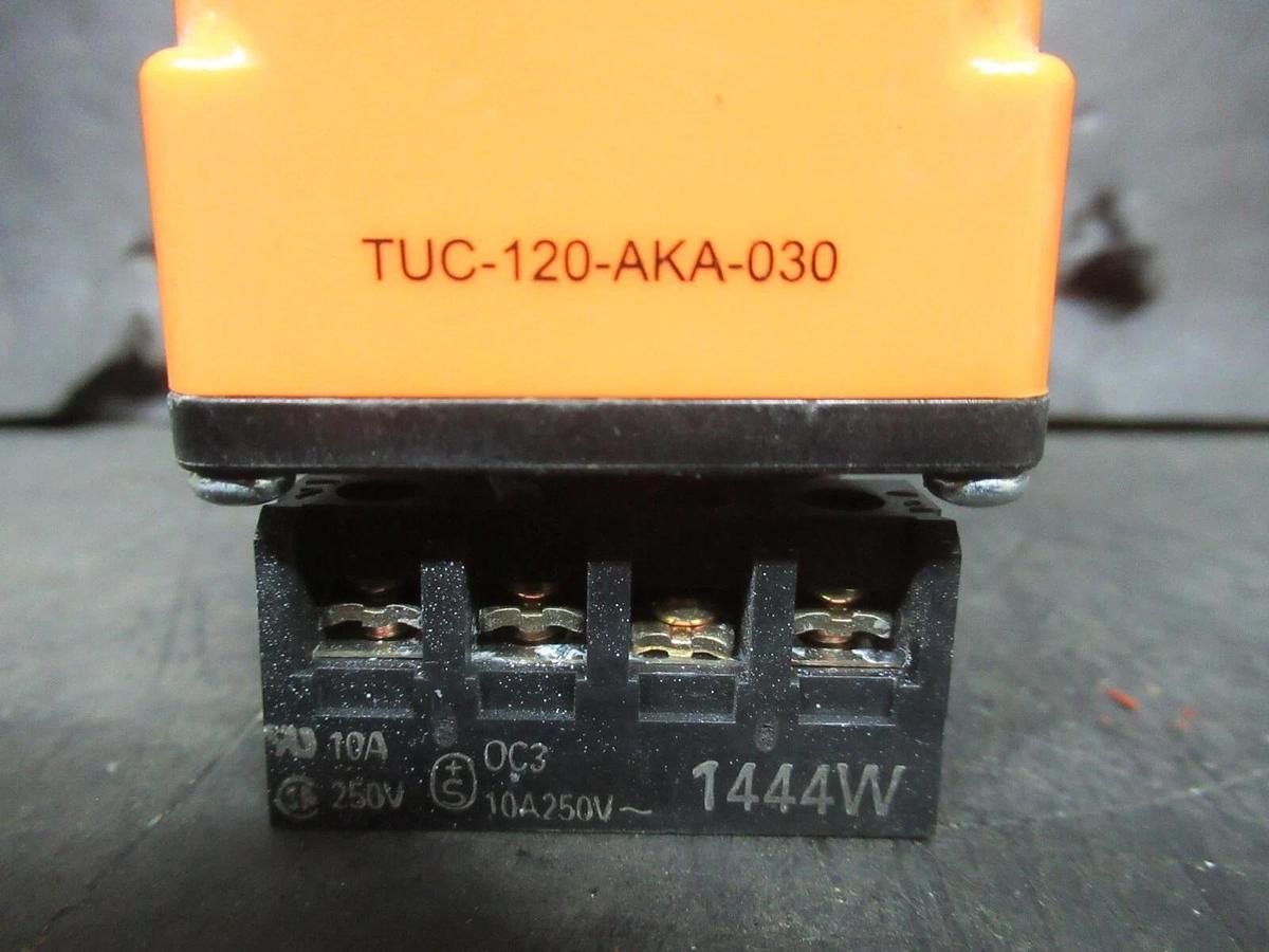 Used ATC TIME DELAY RELAY TUC-120-AKA-030 0-30 SECONDS 120 VAC/DC 10 AMP @ 250 VAC