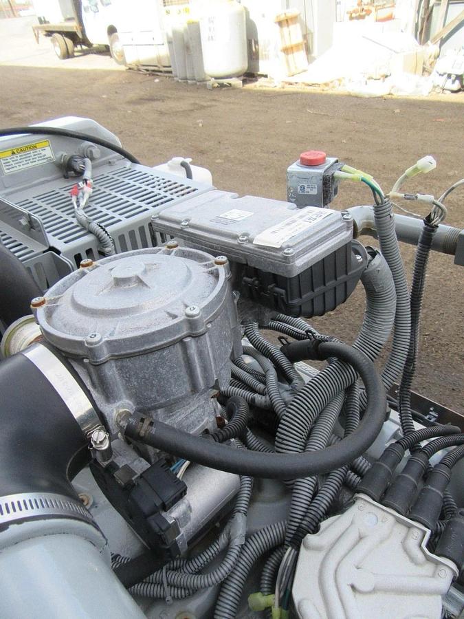 Used 30 KW GENERATOR MTU 4.3 NATURAL GAS LP PROPANE 120/240 VOLT 1PH 89 HRS 40KW 2015