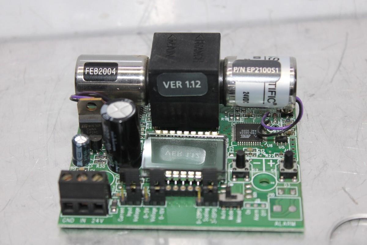 Used VERIS ASCO PRESSURE TRANSDUCER CIRCUIT BOARD EP2100S1 VER. 1.12 **WARRANTY**