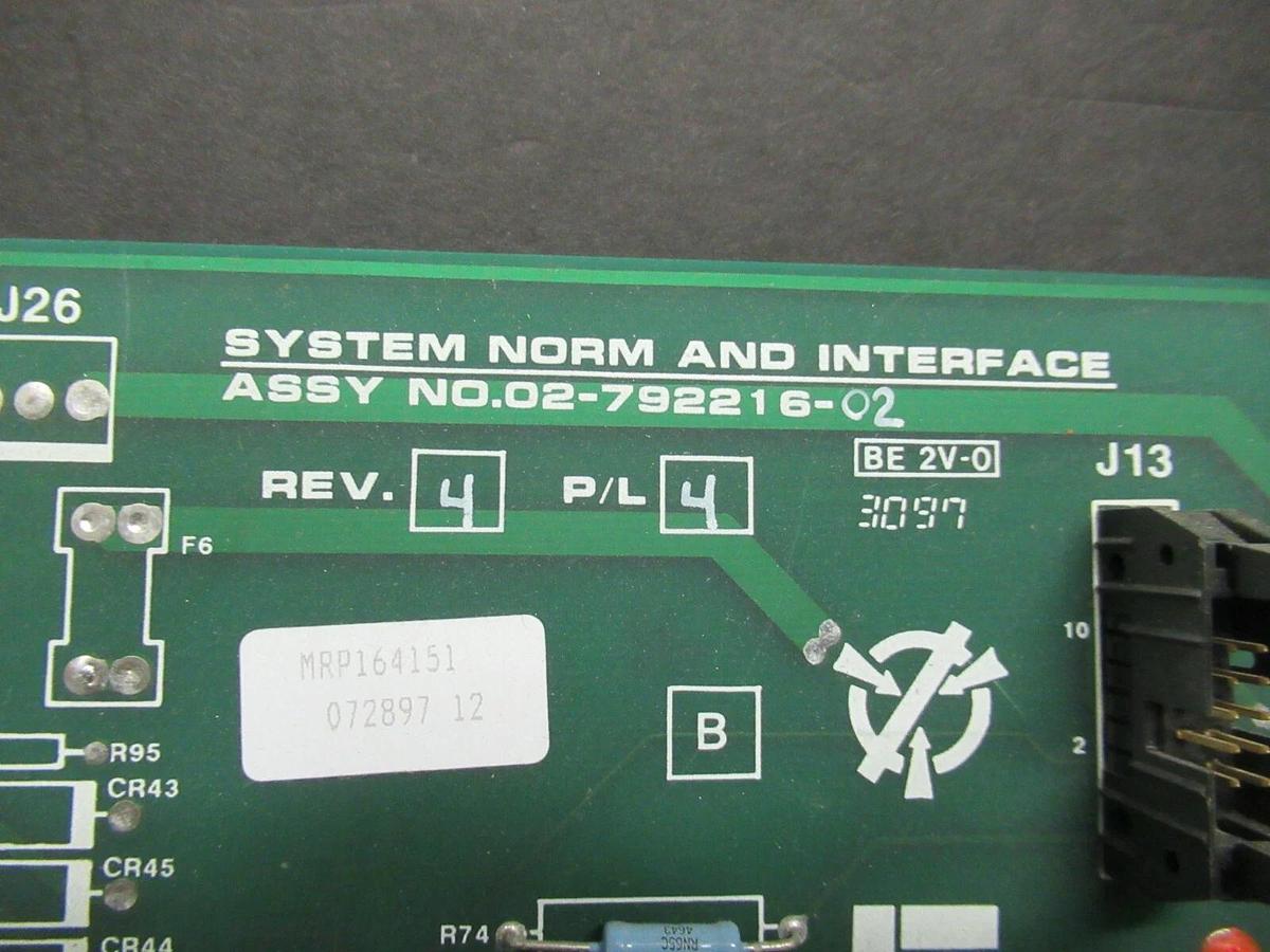 Used LIEBERT SYSTEM NORM. AND INTERFACE 02-792216-02 REV. 4 P/L 4