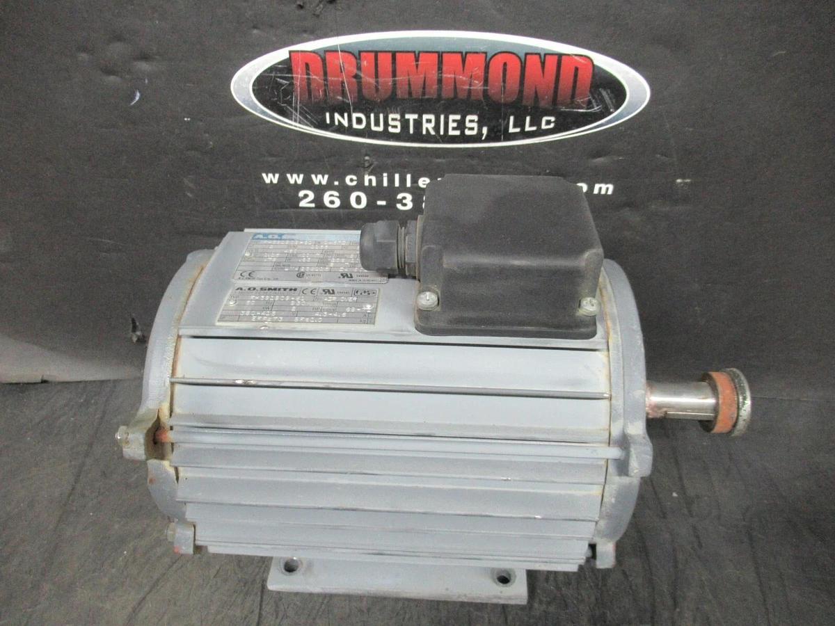 Used A.O. SMITH CENTURY AC MOTOR F-391909-61 3-PHASE 2 HP 460V 4A 1.15 SF 1155 RPM