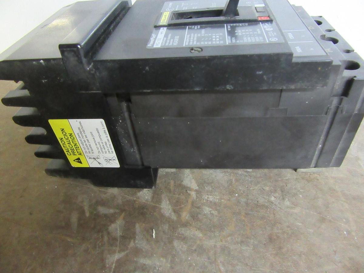 Used SQUARE D I-LINE POWERPACT BREAKER HGA36100 100 AMP 600 VAC 3-POLE *WARRANTY*