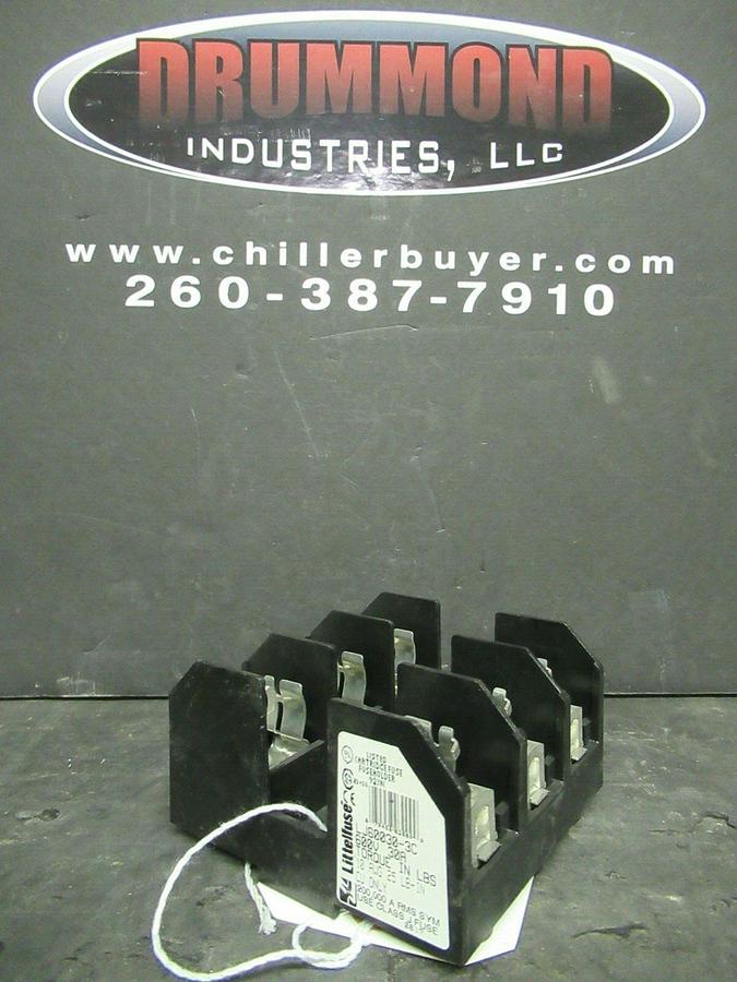 Used LITTELFUSE FUSE HOLDER LJ60030-3C FOR 30 AMP 600 V FUSES **WARRANTY**