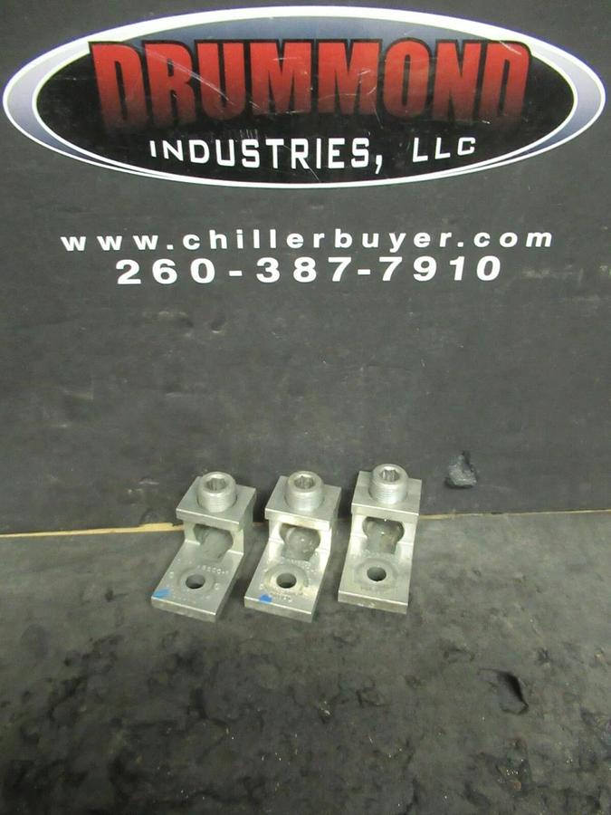 Used (3) QTY CMC AB500-1 1 SINGLE BARREL MECHANICAL CONNECTOR LUGS TAP 500 KCMIL - 4
