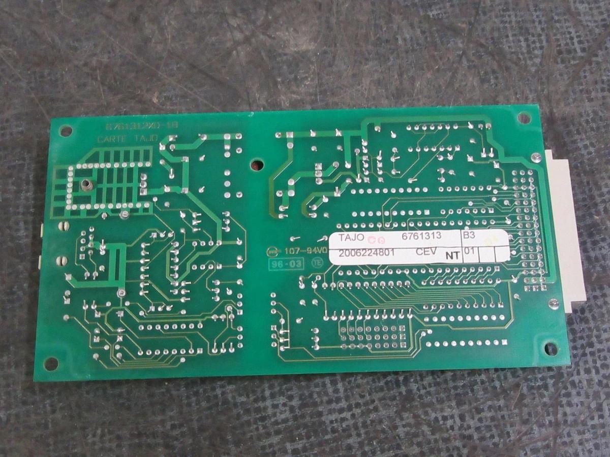 Used MERLIN GERIN CIRCUIT BOARD MODEL: TAJO 6761313 # TAJO6761313 **WARRANTY**
