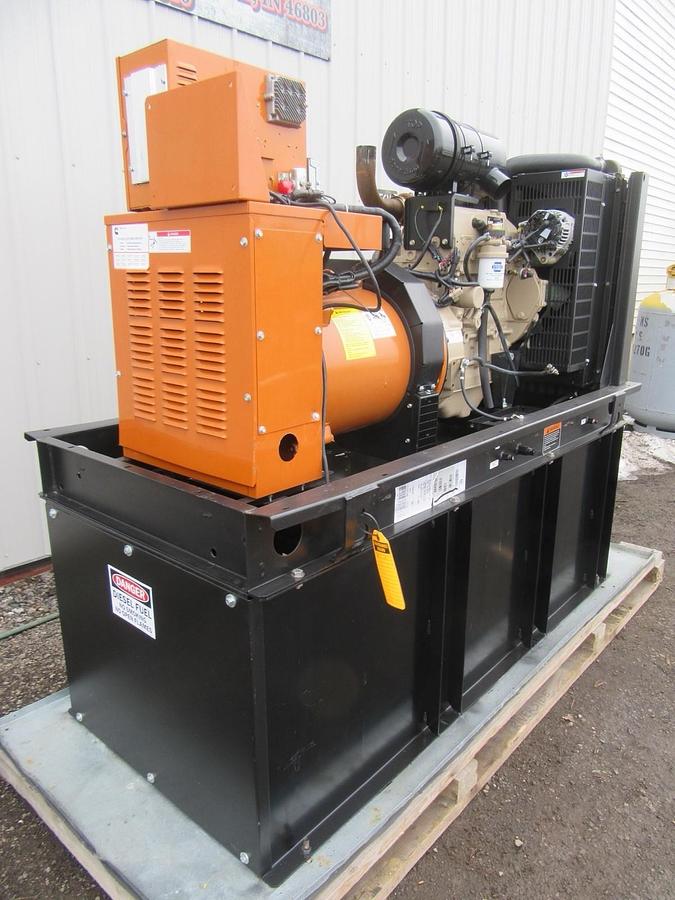 Used 30 KW DIESEL GENERATOR GENERAC 120/240 VOLT SINGLE PHASE 403 HOURS VIDEO WE SHIP