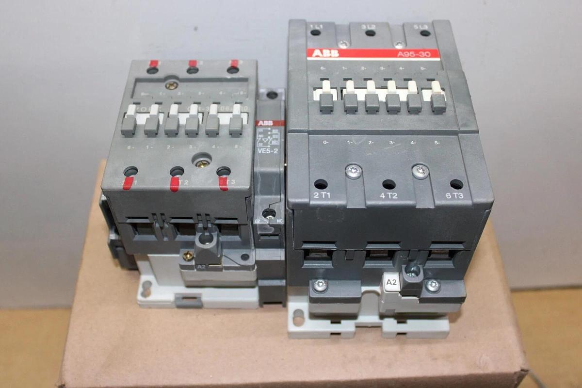 Used ABB CONTACTOR A95-30 125 AMP 600 VAC 75 HP 3-PHASE W/ 024-31106-000 *WARRANTY*