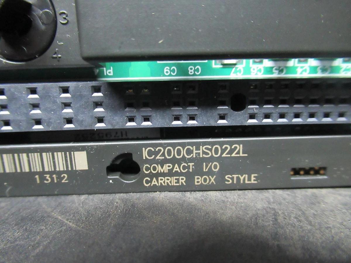 Used GE FANUC INPUT I/O AND OUTPUT RELAY IC200CHS022L W/ IC200MDD845L **WARRANTY**