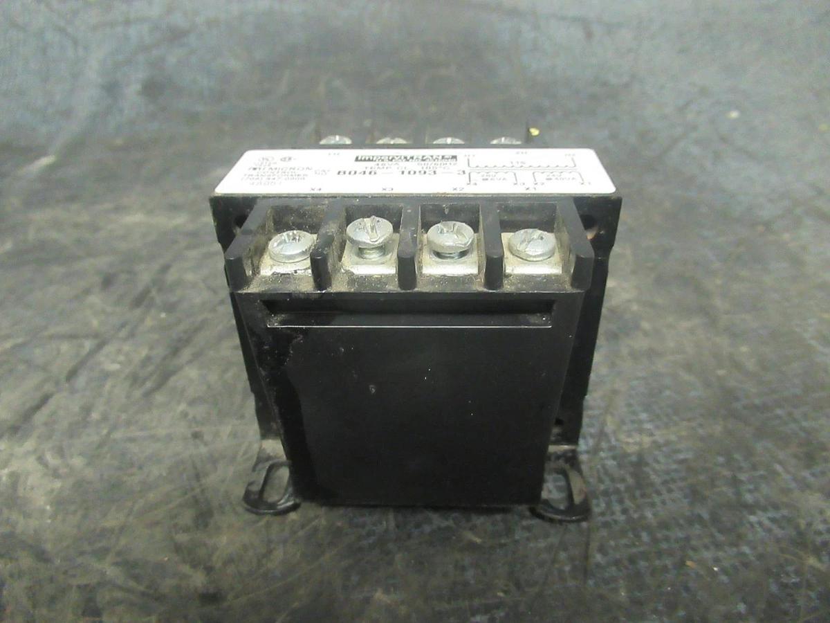 Used MICRON IMPERVITRAN TRANSFORMER 46VA 115V B046-1093-3 50/60HZ **WARRANTY**