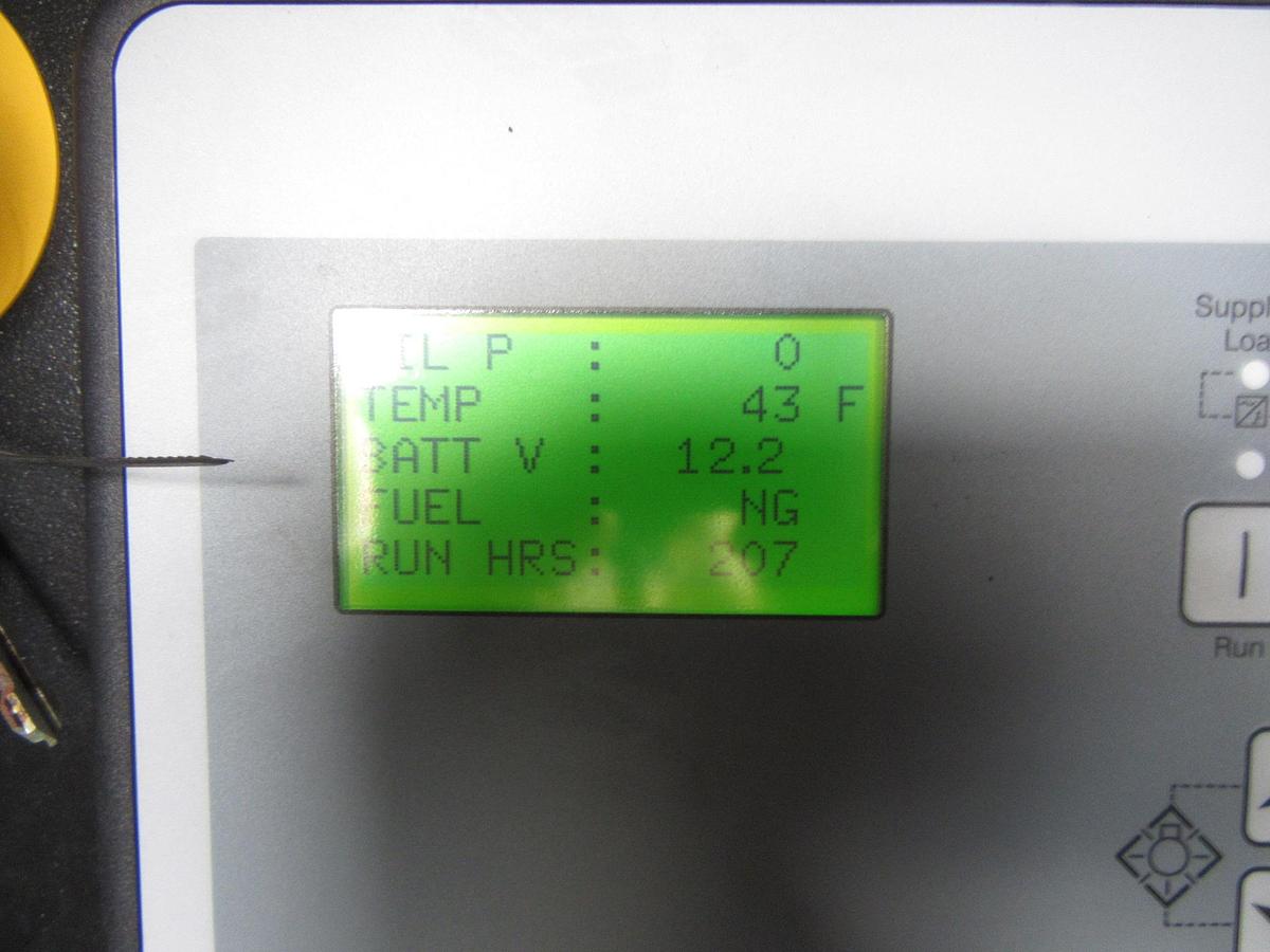 Used 30 KW GENERATOR MTU 4.3 NAT. GAS LP PROPANE 120/240 VOLT 1PH 207 HRS 40KW 2017