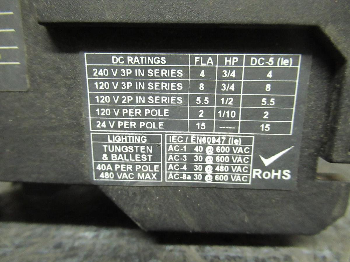 Used COPELAND CONTACTOR 012-3030-00 15HP 30A 40A/RES **WARRANTY INCLUDED**