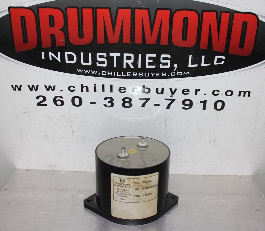Used ELECTRONIC CONCEPTS CAPACITOR 5MP-19230E 66368 750 VDC 530 VAC 92uF
