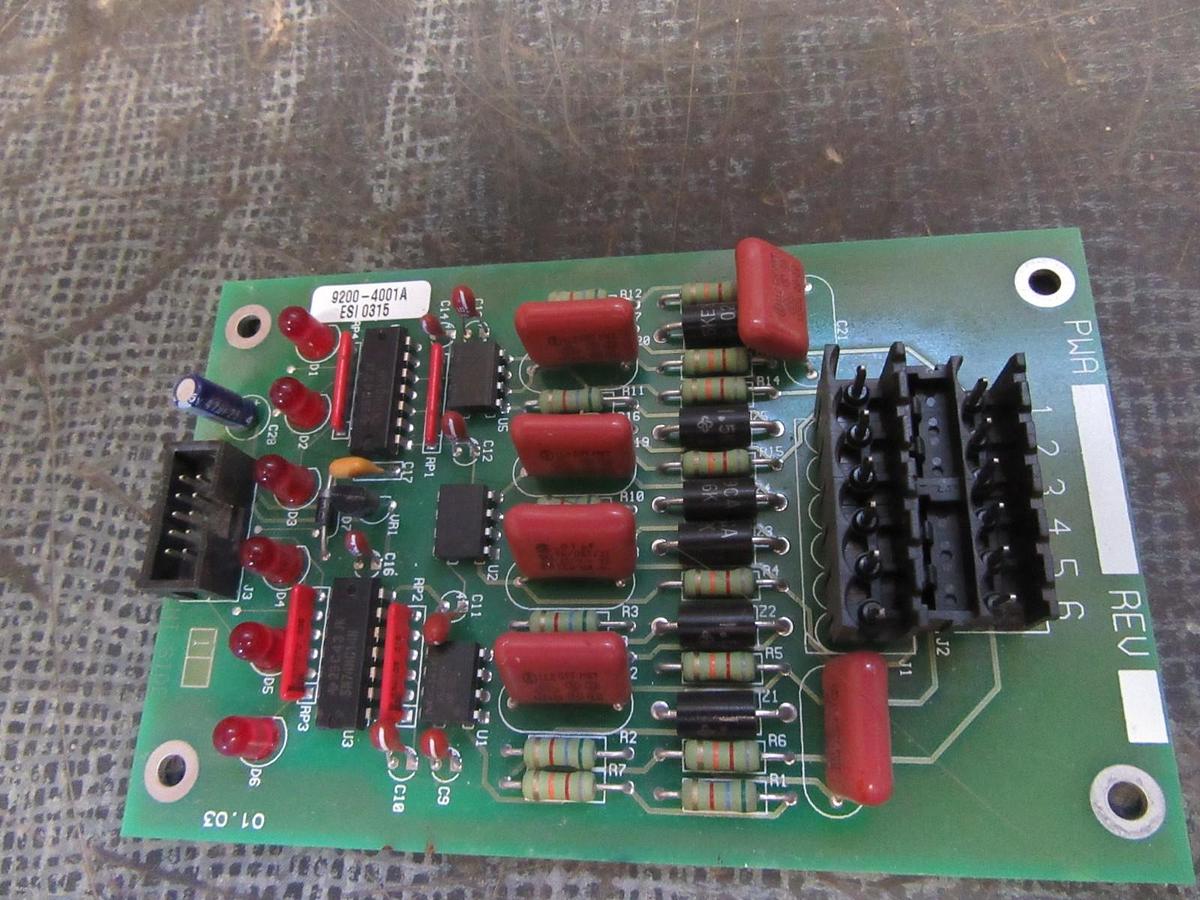 Used ECOLAB INC INDICATOR CIRCUIT BOARD 9200-3995 REV A / 9200-4001A **WARRANTY**