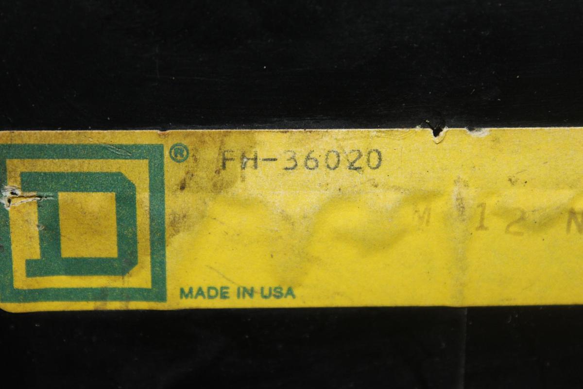 Used SQUARE D I-LINE CIRCUIT BREAKER FA34020 SERIES 2 20 AMP 480 VAC 3-POLE