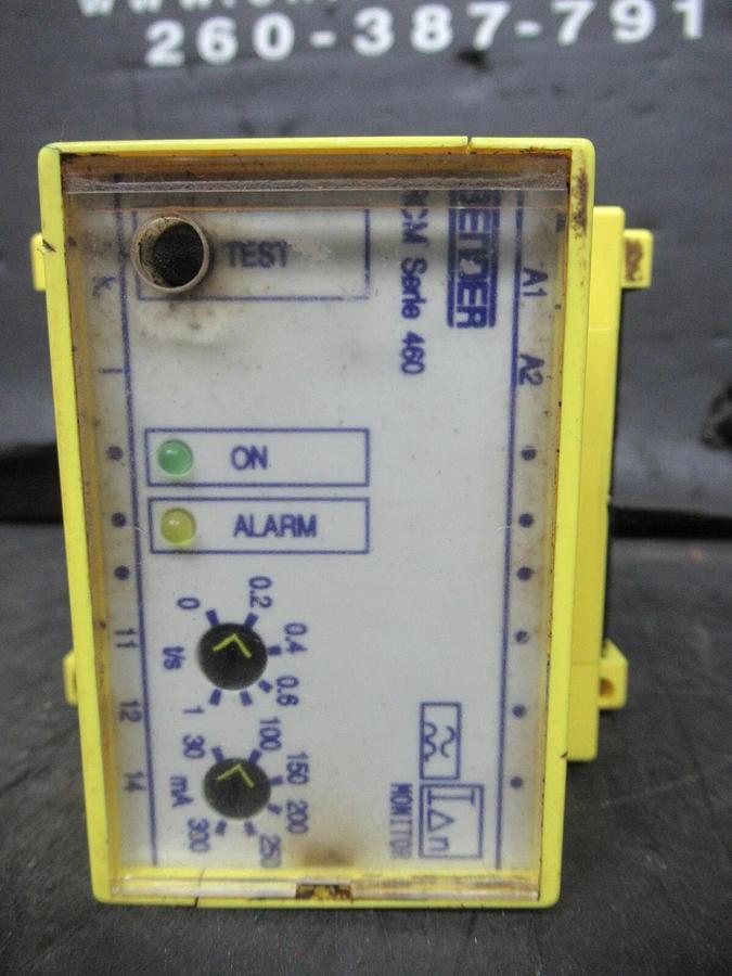Used BENDER ELECTRIC RESIDUAL CURRENT MONITOR RCM460Y-13 **WARRANTY INCLUDED**