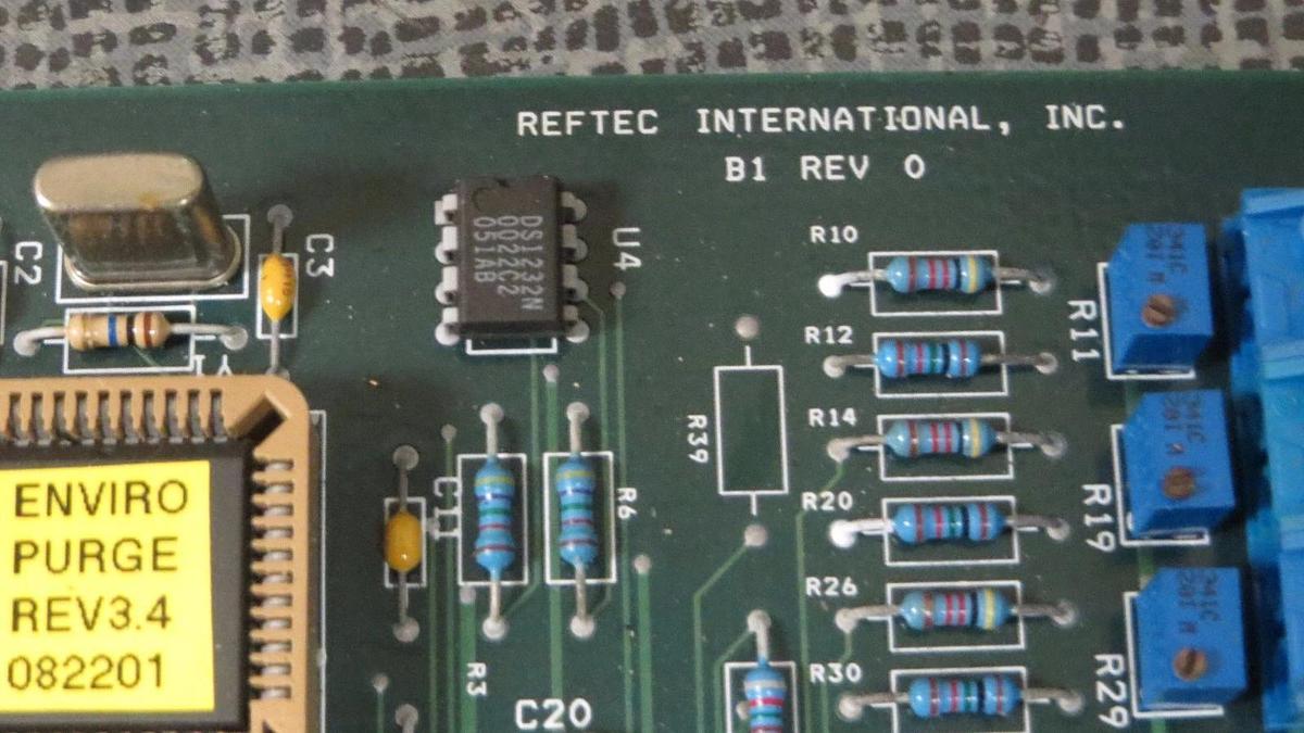 Used REFTEC INTERNATIONAL INC CONTROL CIRCUIT BOARD B1 REV 0 XPC101-B-1 CO45952-221