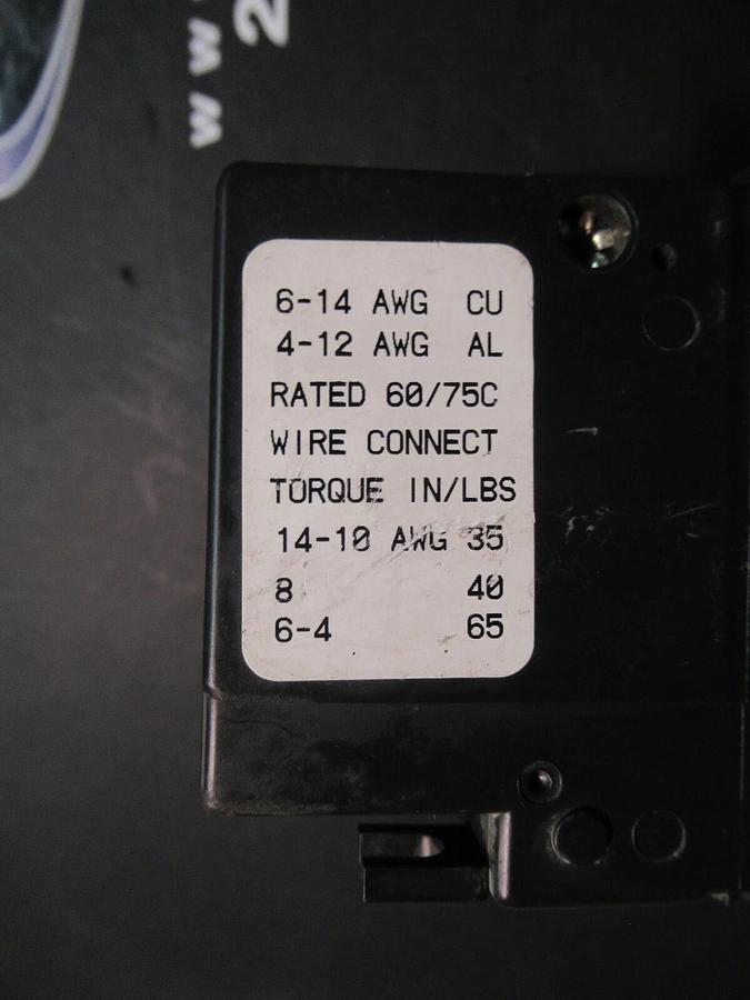 Used AIRPAX 3 POLE 28 AMP BREAKER 600 VAC 219-3-1REC5-33297-8 32.2 TRIP X13050461-08