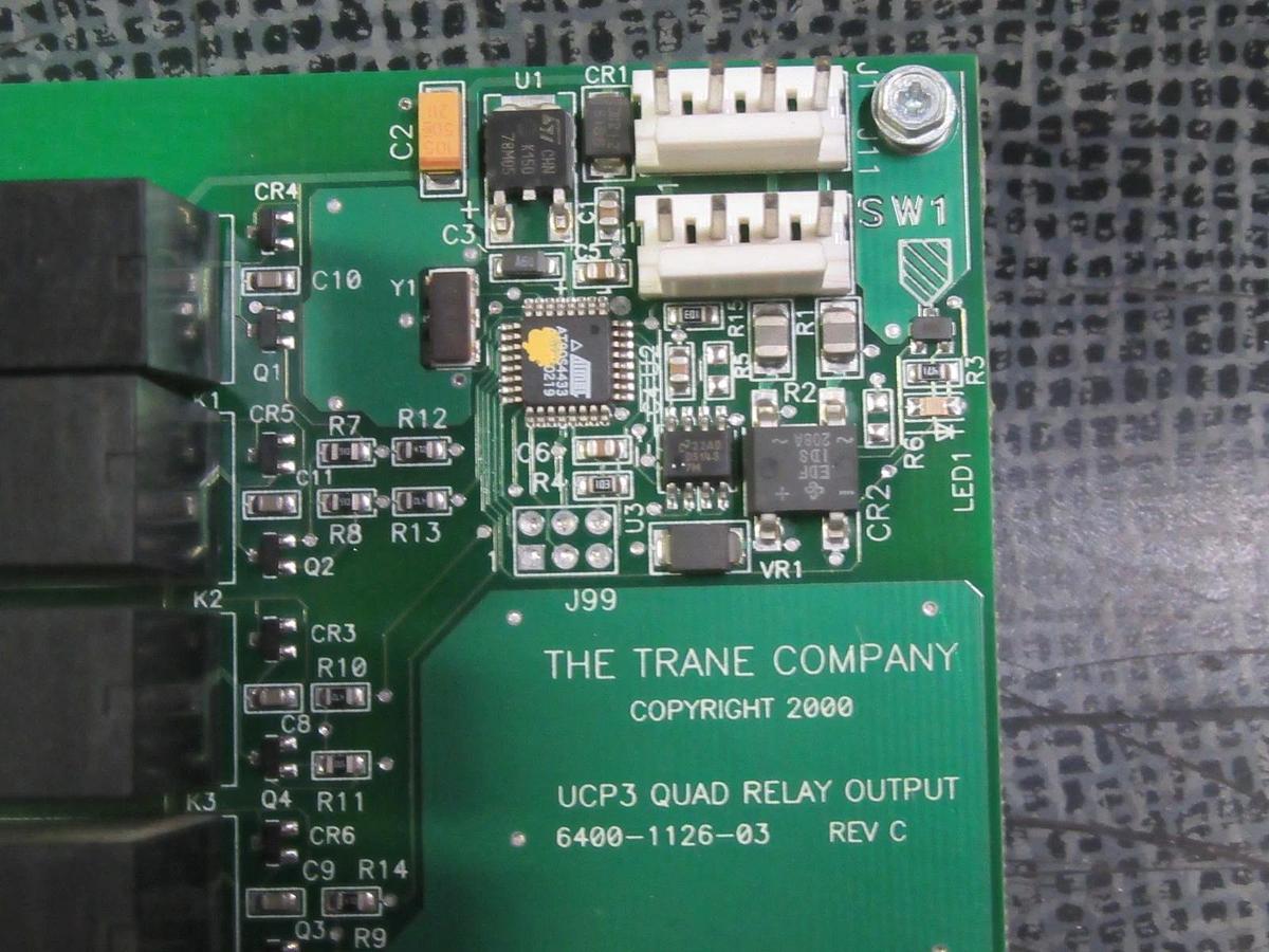 Used TRANE UCP3 QUAD RELAY OUTPUT  MODEL/REVISION: 6400-1126-03 REV C X13650806-03