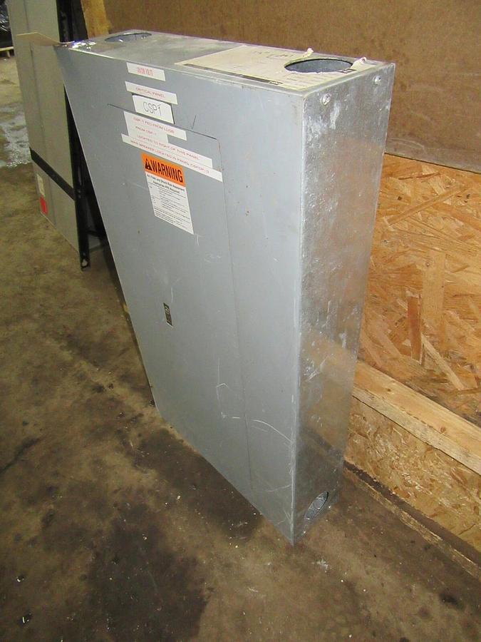 Used 225 AMP SQUARE D NQOD / QOB / QO PANELBOARD MLO PANEL 208Y/120 VAC 3 PH 4 W E2