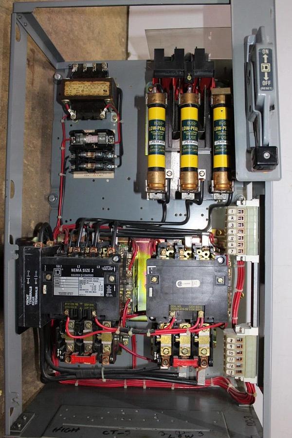 Used SQUARE D MCC STARTER BUCKET MODEL 4 24" SIZE 2 600 VAC 25 HP **WARRANTY**