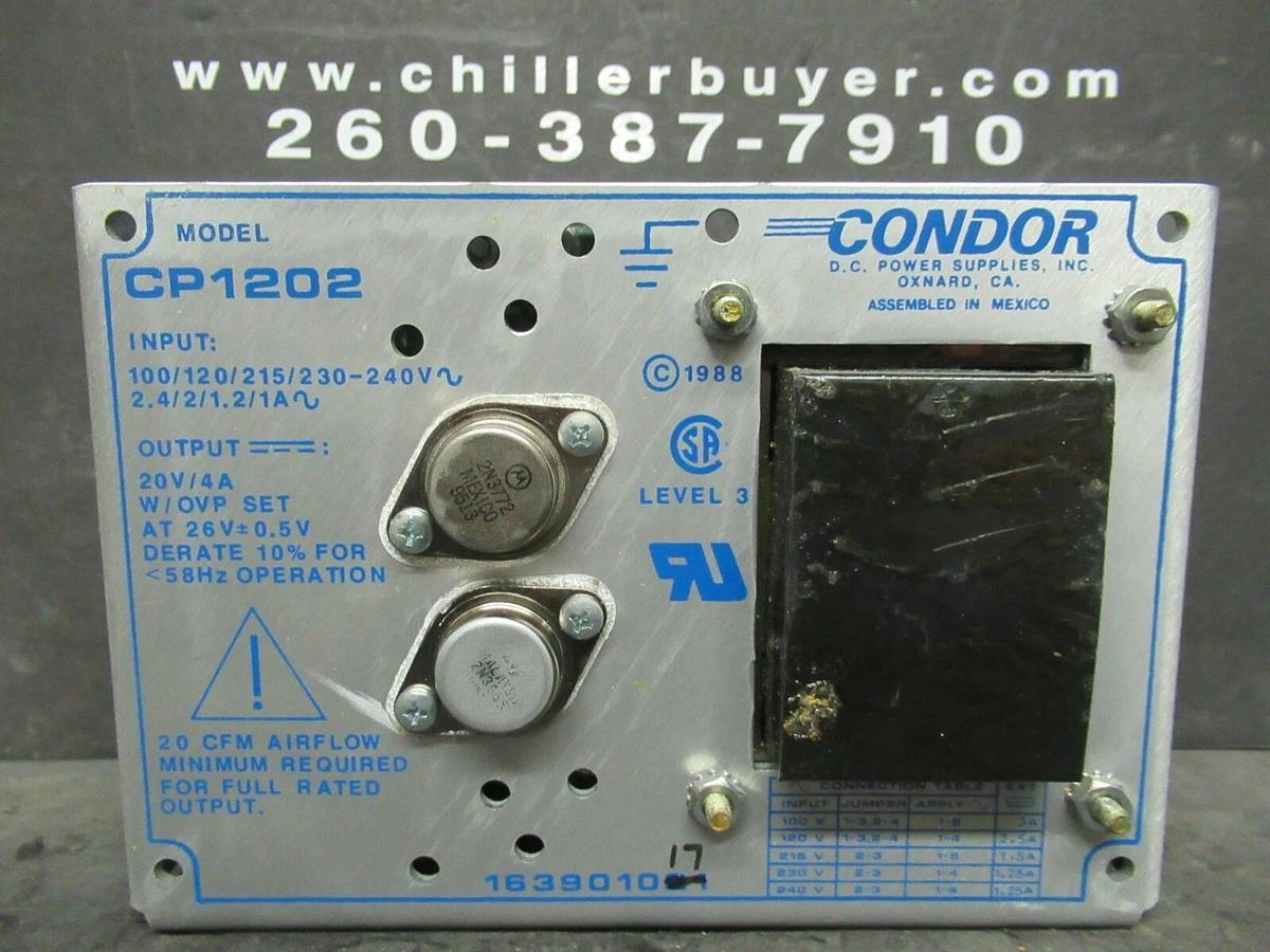 NEW SURPLUS CONDOR CP1202 DC POWER SUPPLY 120/240 VAC TO 20 VDC @ 4 AMPS