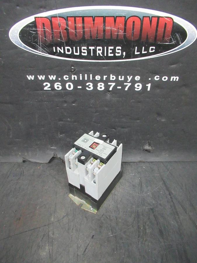 Used SQUARE D INDUSTRIAL CONTROL RELAY 8501X030 SER. A COIL: 110/120 VAC