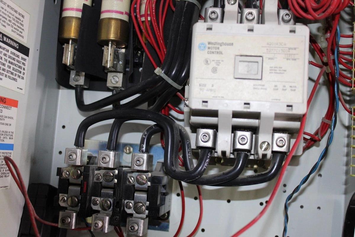 Used CUTLER HAMMER MCC STARTER BUCKET 2100 FREEDOM 24" CL75250-6 100 AMP SIZE 3