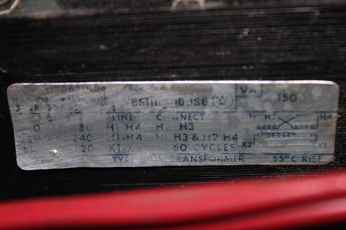 Used WESTINGHOUSE TYPE-W MCC STARTER CONTROL BUCKET 18" SIZE 3 90 AMP 600 VAC