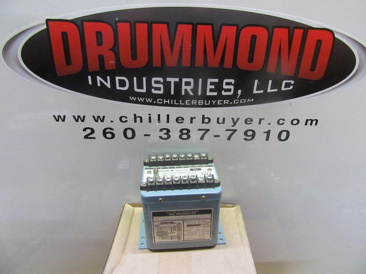 Used YOKOGAWA JUXTA VAR TRANSDUCER 248965-540-AHF-4-0/JAJ 120 VAC 8 mA