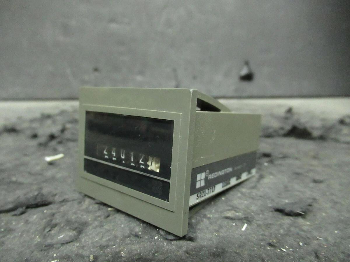 Used REDINGTON SR21-7717 PANEL MOUNT COUNTER X13160425-01 TIME INDICATING APPLIANCE